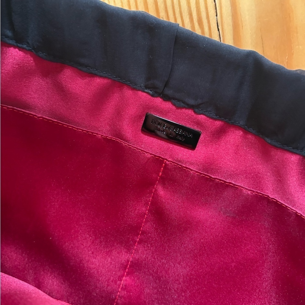 1990’s Vintage Dolce & Gabbana Silk Evening Bag - Picture 2 of 2